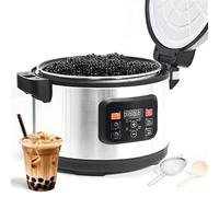 Automatic Bubble Tea Rice Cooker with Touchscreen, Commercial Pearl Warmer for Tapioca Pearls, Milk Tea Stores, Restaurants, 12L