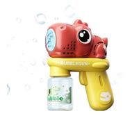 Automatic Bubble Wand - Electric Luminous Foam, Portable Bubble Machine with Dinosaur Design, Anti-Loss - for Children 3-8 Years Males Females Adults Young Night Parties Garden Birthday