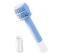 Automatic Bubble Wand - Foam Generator | Outdoor Party Gift Luminous with Liquid | for 3-16 Years | Electric Manual Blower Anti-Leak Multi-Hole 90ml
