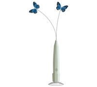 Automatic Butterfly Cat Toy - ABS 17 x 3 cm | Rechargeable Interactive Wand with Suction Cup, Electric Toy for Moving Butterfly Cats, Exercise For, Indoor Enrichment, For A