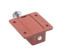 Automatic Button Pin Stainless Steel Spring Latch for Door Lock Buckle - Secure Fastener for Cabinet Gate Shed 3.7cm Brown Black White(1)