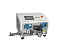 Automatic Cable Cutting and Stripping Machine, Industrial Grade Coated Slitter for Computer and Garden Hose, Heavy Duty and Reliable Performance