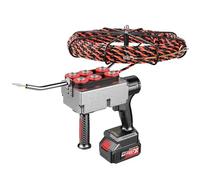 Automatic Cable Puller, 21V Brushless Lithium Wire Puller, 100FT Fish Tape, Electrician Cable Feeding Tool for Wire Installation