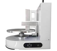 Automatic Cake Cream Spreading Machine, Adjustable Cake Edge Surface Scraper 35cm Turntable, 4-12 Inch Birthday Cake Cream Decoration Spreader Smoothing Machine,Electric Birthday Cake Cream Spreading