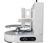 Automatic Cake Cream Spreading Machine, Coating Smoothing Machine, for Making 4-12 Inch Cakes, Electric Birthday Cream Spreading Machine Round Cream Spreading Coating Filling Machine