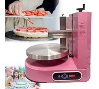 Automatic Cake Decorating Machine with Turntable | Professional Icing Tool for Round Cakes | Adjustable Edge Scraper for Cream Spreading, Coating & Filling