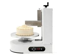 Automatic Cake Icing Machine, Stainless Steel Icing Smoother with Adjustable Speed Turntable, Easy to Operate for Professional Cake Decorating