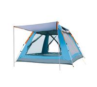 Automatic Camping Tent, 3-8 Person Rainproof UV Resistant Pop Up Instant Tent with Ground Spikes, Windproof Dome Tent for Outdoor Picnic, BBQ (Blue, 5-8 person 240 x 240cm)