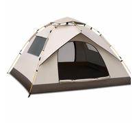 Automatic Camping Tent, Rainproof, Black Glue 2-person tent with two | Four-Sided Ventilation, Single Layer Tent, Music Festival Stays, For Backpackers