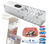 Automatic Can Crusher 12/16oz Electric Metal Can Crusher for Recycling, One Click Cycle, Stainless Steel, For Aluminum Gas, Soda, Beer Cans, Plastic Water Bottles
