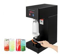 Automatic Can Sealer,180W Electric Can Sealing Machine,with LCD Display, 2.2” Diameter & 5.5”-8.3” Height Adjustable,Ideal for Juice, Bubble Tea, Beer,Black