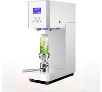 Automatic Can Sealer Machine - Electric Commercial Tin Cup Sealer for Aluminum/Plastic Cans - 2.17" Diameter, 4.53"-6.69" Height. Ideal for Home, Cafe, Restaurant, and Beverage Stores.