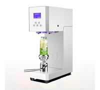 Automatic Can Sealer Machine - Electric Commercial Tin Cup Sealer For Aluminum/plastic Cans - 2.17" Diameter, 4.53"-6.69" Height, Ideal For Home, Cafe, Restaurant & Beverage Stores white
