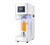 Automatic Can Sealer Machine for Aluminum & Plastic Cans, Height Adjustable 2.4-6.7 Inches, Ideal for Homebrew, Beer, Soda, Iced Tea, 1600rpm, Up to 20 Cans/Min