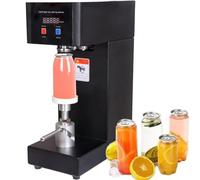 Automatic Can Sealer Machine for Plastic, Glass, Tin Bottles, Efficient Seaming Closing Solution for Commercial Use
