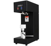 Automatic Can Sealing Machine,180 W Electric Cup Sealer Machine with Counter & LCD Display, for 5.5 cm Neck Finish & Max Height 22 cm PET Cans, Fruit Juice/Beer Can Sealer Black