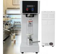 Automatic Can Sealing Machine, 180W Can Seamer Can Sealer with Counter Panel, for 5.5cm Caliber Max Height 22 cm PET Cans, Stainless Steel Sealing Roller, for Home/Cafe/Restaurant White