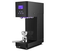 Automatic Can Sealing Machine - 370W Can Seamer with Intelligent Panel & Counting, Height Adjustable for 52-58mm Caliber Tin & PET Cans - Ideal for Milk Tea, Coffee, and Pop