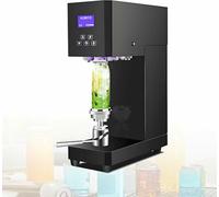 Automatic Can Sealing Machine 370W Manual Can Sealer Machine with Intelligent Panel & Counting 52-58mm, for Milk Tea Coffee Pop PET Cans