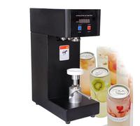 Automatic Can Sealing Machine, Electric Cup Sealer for Pet Bottles, Manual Rotary Seamer, Height Adjustable, 5.5 cm Diameter