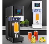 Automatic Can Sealing Machine for Aluminum and Plastic Cans with Touch Screen Operation and Auto-Detect Height