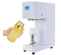 Automatic Can Sealing Machine with LED Counter, Commercial Electric Seamer for Aluminum & Plastic Cans, Fits 52mm Diameter & 115-170mm Height, 370W Power