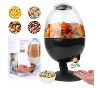 Automatic Candy Dispenser Machine for Desk, Countertop & Office, M&M, Jelly Bean Dispenser Black