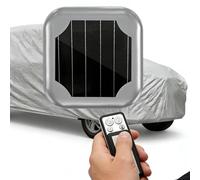 Automatic Car Cover & Solar Powered Retractable Car Cover With Remote Control For Sedan Suv Mpv,Outdoor Retractable Auto Covers Portable Rully Enclosed Vehicle Protection Cover Tent Silver-YM