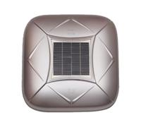 Automatic Car Cover with Solar Assisted Power, One-Touch Remote Retractable Cover for Outdoor Parking, Waterproof Sun Shade with Anti-Theft Alarm, Fits Cars & Mid-Size SUVs Silver-2XL