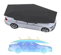 Automatic Car Tent, Folding Car Umbrella Cover with Adjustable Ropes and Suction Cup for Sedan and SUV Protection