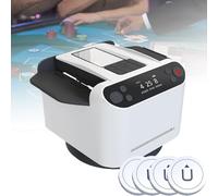 Automatic Card Dealer - Wireless Drawing Remotes, Auto Dealing Machine for 1-8 Players, Shuffling-Free with Rechargeable Card Dispenser
