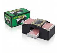 Automatic Card Shuffler 2 Deck - Battery Operated Electric Shuffling Machine - Professional Card Dealer for Poker, UNO, Blackjack & Home Casino Games