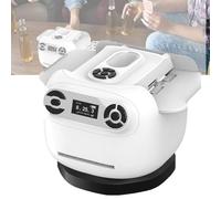 Automatic Card Shuffler, 360° Rotating Dealer for 1-2 Decks, Supports Up to 8 Players, Compact Portable for Family Gatherings