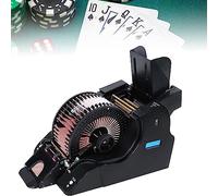 Automatic Card Shuffler and Dealer - 2 in 1 Electric Poker Game for 1-8 Players, Custom Gameplay, No Cheating for 8 Decks