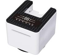 Automatic Card Shuffler and Dealer, Playing Card Dealing Machine with Scoreboard, 360° Rotating, Built-in Battery for Texas Hold'em, Blackjack and More