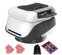 Automatic Card Shuffler and Dealer with 360° Rotating Tray for Poker, Blackjack, and UNO - Rechargeable, Suitable for 8 Players