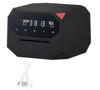 Automatic Card Shuffler & Dealer,360° Rotating Card Dealer With 2 Decks for 8 Players,lectric Shuffling and Dealing Machine,For Different Card Sizefor Poker & Casino,Family Game Night(Black)