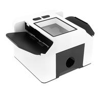 Automatic Card Shuffler Electric Playing Card Shuffler USB Rechargeable Automatic Poker Shuffling Machine for 2 Deck One-Press AUTO & Manual Mode for UNO, Poker, Blackjack, Texas Game Night (white)