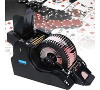 Automatic Card Shuffler for Poker and UNO - Shuffles 8 Decks Simultaneously with Intelligent Recognition, Custom Gameplay, and Extended Card Opening