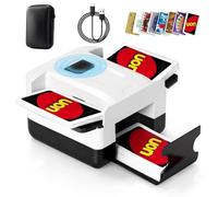 Automatic Card Shuffler Machine 2 Decks, Rechargeable Battery 2000mAh | Low Noise, Fast Shuffler, USB-C Charge, Portable Smart Auto Shuffler for UNO Poker, Blackjack, Texas