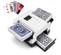 Automatic Card Shuffler Machine Rechargeable 2 Deck Capacity | Card Shuffler Machine Rechargeable Portable, Perfect For Poker UNO Cards Party Games Travel
