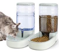Automatic Cat & Dog Dispenser 4L - Automatic Food Dispenser + Water Dispenser for Animals - Capacity 3 to 7 Days - Large Capacity Food & Water Dispenser Bowl