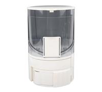 Automatic Cat Dog Feeder, Double Layer Dry Wet Separate Rotating Storage Pet Water Dispenser, 2 in 1 Pet Feeder with Adjustable Food Portion Control, for Small Medium Pets Vacation (grey)