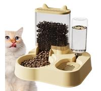Automatic Cat Feeder - 12inc Pp Pet Food Dispenser, Reliable Integrated Water Bowl, Large Capacity Box Consistent Meal Routines | Easy Feeding System for Cats Dog Long Hours Away Travel Days