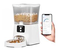 Automatic Cat Feeder,2.4G WiFi Food Dispenser,APP Control 3L Cat Feeder 1-10 Meals/Day,Fresh Lock Technology