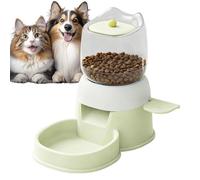 Automatic Cat Feeder - 2 Litre Food Container in Press Design, Dry Food Dispenser, Pet Device for Easy Feeding, Portable Feeding Station, Cage for Indoor and Outdoor Use, for Rear