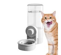 Automatic Cat Feeder - 20 x 10 x 22 cm Large Pet Feeder, Large Capacity PP Feeder, Removable Automatic Cat Feeder with Water Bowl, Reliable