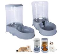 Automatic Cat Feeder 3.5l Small Medium Pet Automatic Food Feeder and Waterer Dispenser Set Travel Supply Feeder for Dogs Cats Pets Animals, Pet Automatic Feeders
