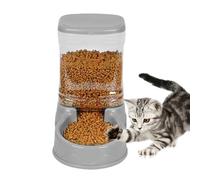 Automatic Cat Feeder - 3.8-liter Portable Pet Food Dispenser Button | Cordless Dog Bowl Dry Auto Feeders Non-plugged Water Storage For Small To Medium Pets