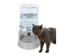 Automatic Cat Feeder - 3.8-liter Portable Pet Food Dispenser Button | Cordless Dog Bowl Dry Auto Feeders Non-plugged Water Storage For Small To Medium Pets